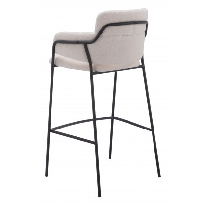 ZUO Marcel Barstool (Set of 2) - Cream