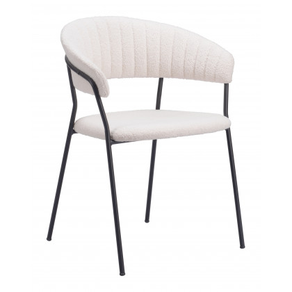 ZUO Josephine Dining Chair (Set of 2) - Cream