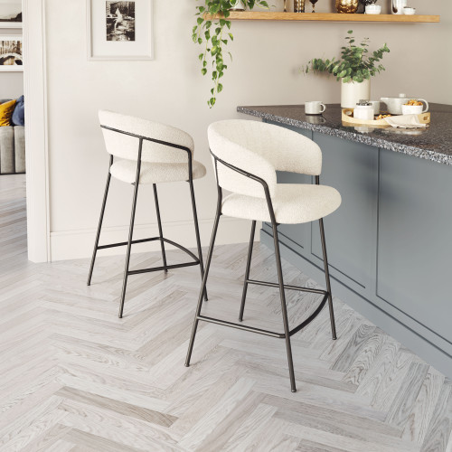 ZUO Josephine Counter Stool (Set of 2) - Cream