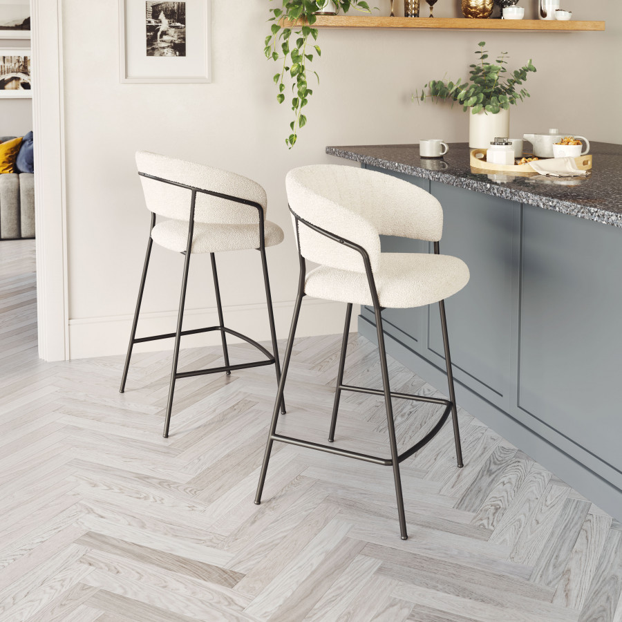 ZUO Josephine Counter Stool (Set of 2) - Cream
