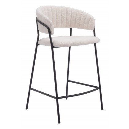 ZUO Josephine Counter Stool (Set of 2) - Cream