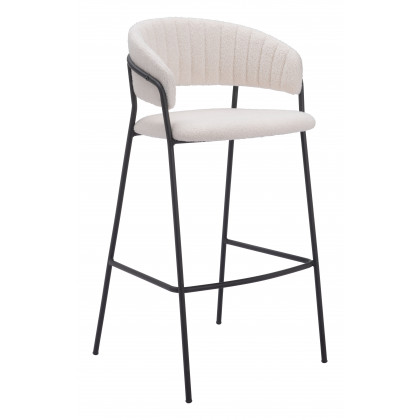 ZUO Josephine Barstool (Set of 2) - Cream