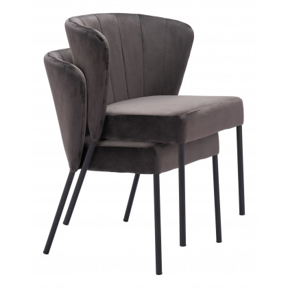 ZUO Aimee Dining Chair (Set of 2) - Gray