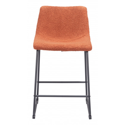 ZUO Smart Counter Stool (Set of 2) - Burnt Orange