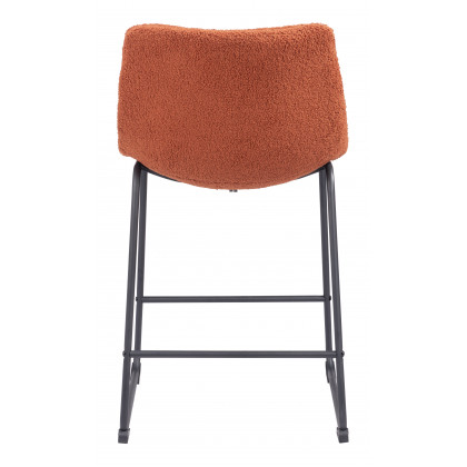 ZUO Smart Counter Stool (Set of 2) - Burnt Orange