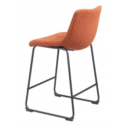 ZUO Smart Counter Stool (Set of 2) - Burnt Orange
