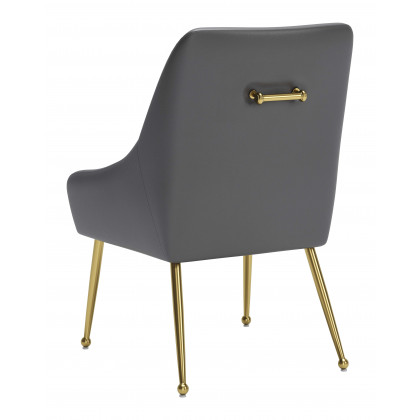 ZUO Maxine Dining Chair - Gray/Gold