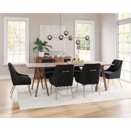 ZUO Maxine Dining Chair - Black/Gold