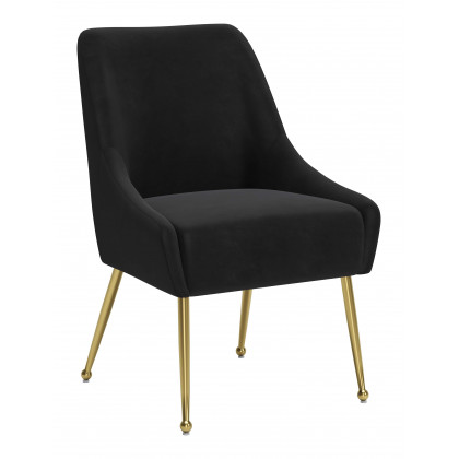 ZUO Maxine Dining Chair - Black/Gold
