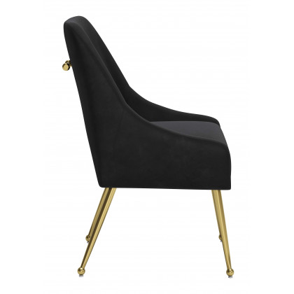 ZUO Maxine Dining Chair - Black/Gold