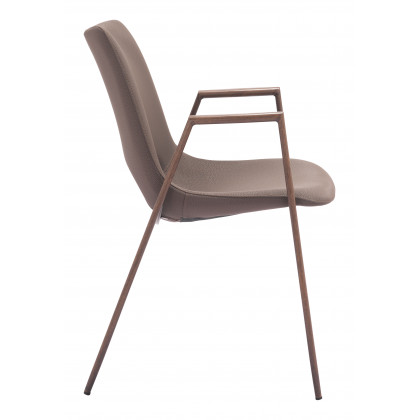 ZUO Desi Dining Chair (Set of 2) - Brown/Walnut