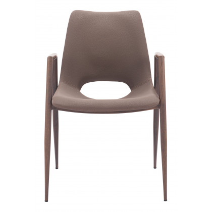 ZUO Desi Dining Chair (Set of 2) - Brown/Walnut