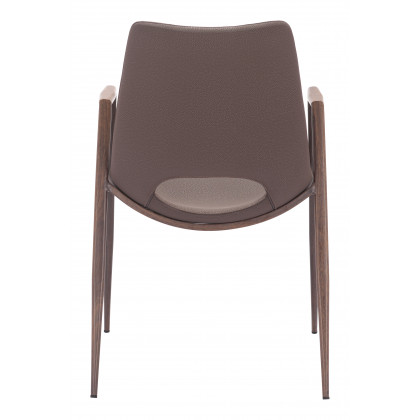 ZUO Desi Dining Chair (Set of 2) - Brown/Walnut
