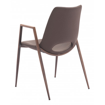 ZUO Desi Dining Chair (Set of 2) - Brown/Walnut