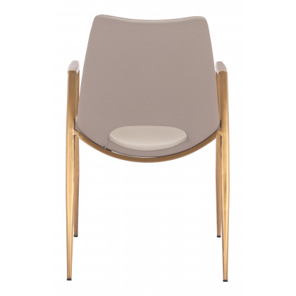 ZUO Desi Dining Chair (Set of 2) - Beige/Gold
