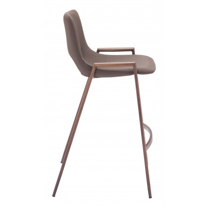 ZUO Desi Counter Stool (Set of 2) - Brown/Walnut