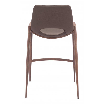 ZUO Desi Counter Stool (Set of 2) - Brown/Walnut