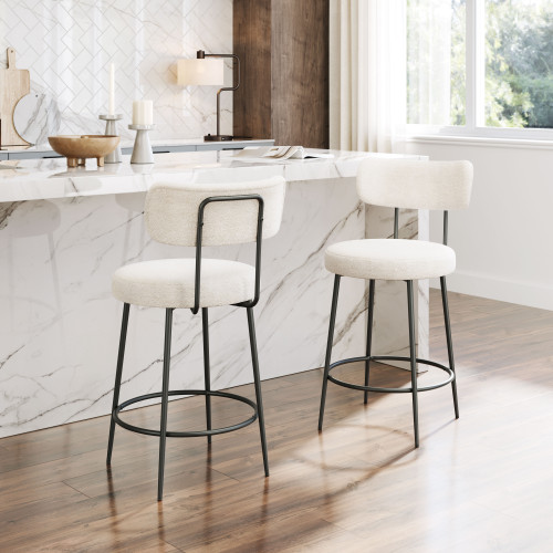 ZUO - Blanca Counter Stool (Set of 2) in Ivory