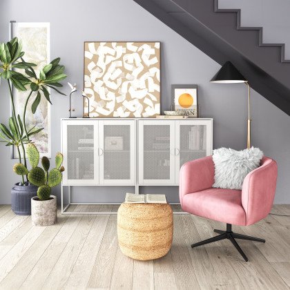 ZUO Lazaro Cabinet - White