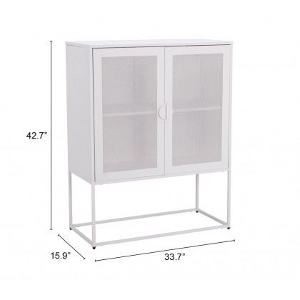 ZUO Lazaro Cabinet - White