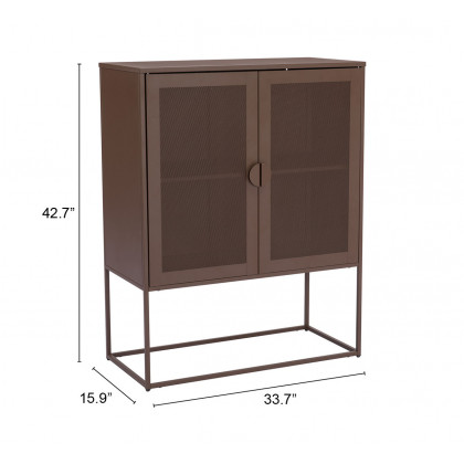 ZUO Lazaro Cabinet - Bronze