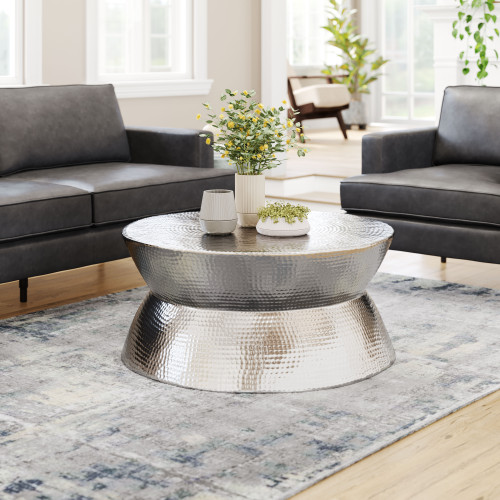 ZUO - Madryn Coffee Table in Silver