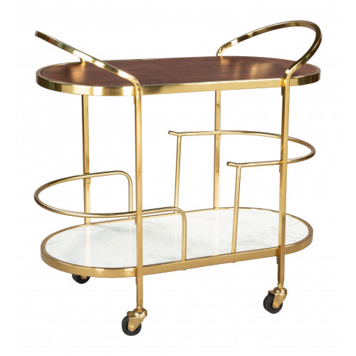 ZUO - Antalya Bar Cart in Multi-Color