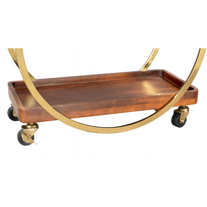 ZUO - Arenas Bar Cart in Brown