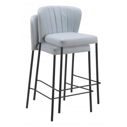ZUO Linz Counter Stool (Set of 2) - Gray