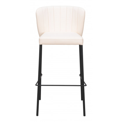 ZUO Linz Barstool (Set of 2) - Cream