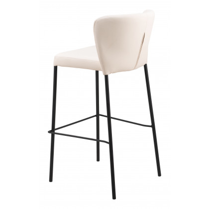 ZUO Linz Barstool (Set of 2) - Cream