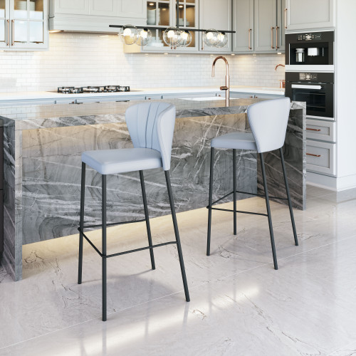 ZUO Linz Barstool (Set of 2) - Gray