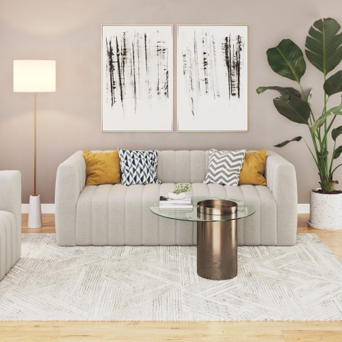 ZUO Puerto Plata Sofa - Dason Snow
