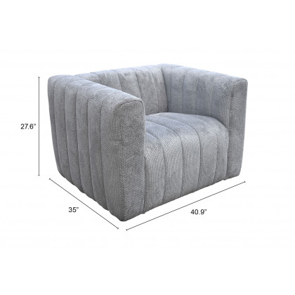 ZUO Puerto Plata Armchair - Dason Granite