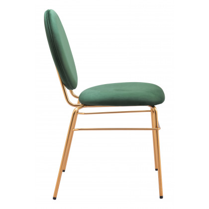 ZUO - Odessa Dining Chair (Set of 2) in Green/Gold