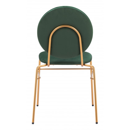 ZUO - Odessa Dining Chair (Set of 2) in Green/Gold