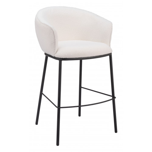 ZUO Essen Barstool - Ivory