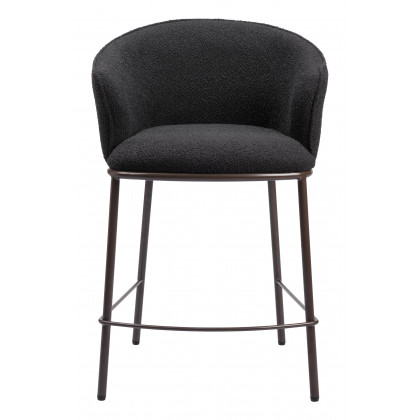 ZUO Essen Counter Stool - Black/Bronze