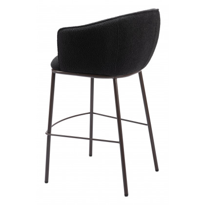 ZUO Essen Barstool - Black/Bronze