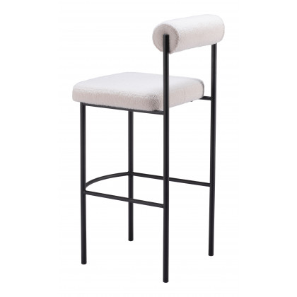 ZUO Livorno Barstool (Set of 2) - Ivory