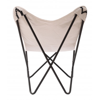ZUO Rabat Accent Chair - Beige/Black