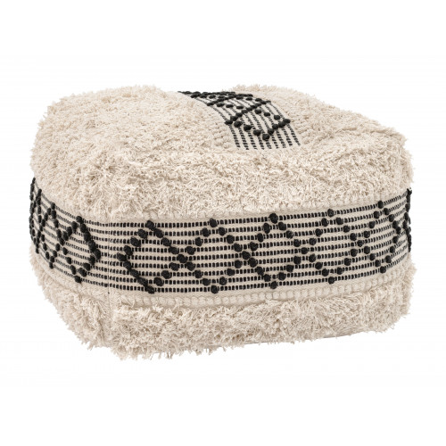 ZUO - Pisco Ottoman in Beige/Black