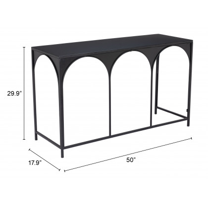 ZUO - Loriet Console Table in Black
