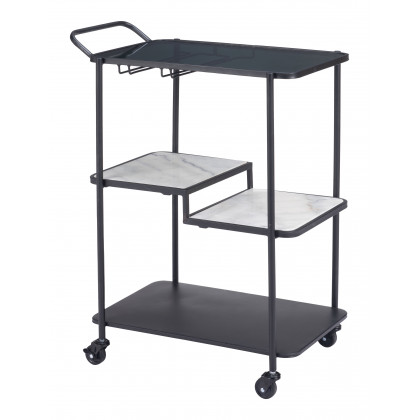 ZUO - Constanza Bar Cart in Black