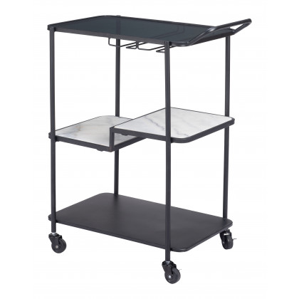 ZUO - Constanza Bar Cart in Black