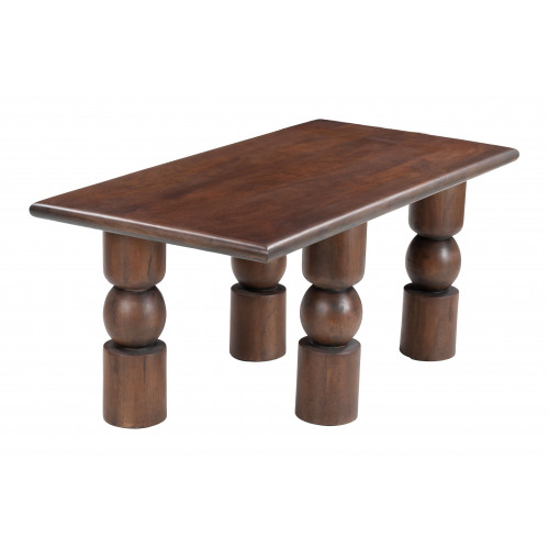 ZUO - Split Coffee Table in Brown