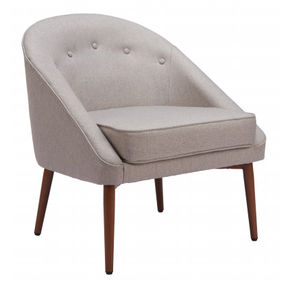 ZUO - Carter Accent Chair in Gray