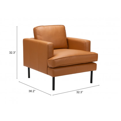 ZUO Decade Armchair - Brown