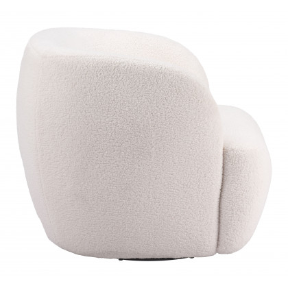 ZUO Govan Swivel Chair - Ivory