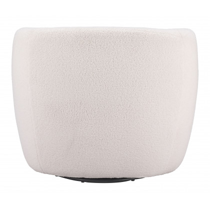 ZUO Govan Swivel Chair - Ivory